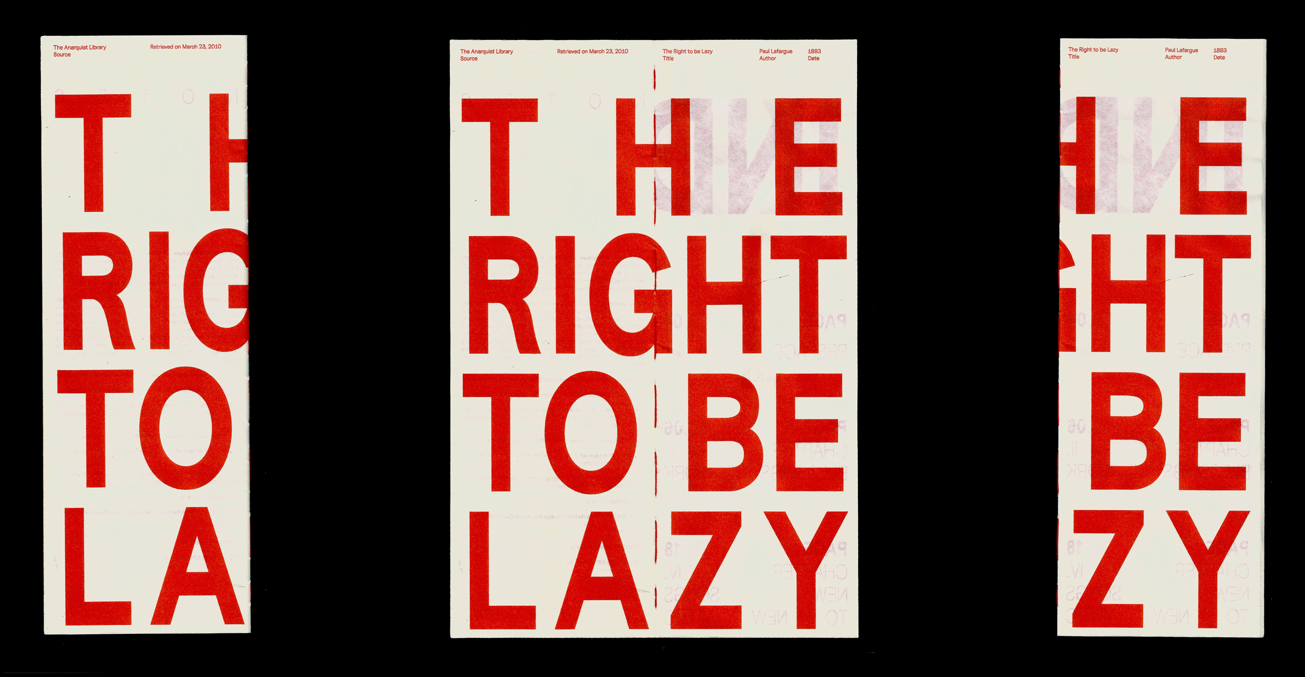 The Right To Be Lazy